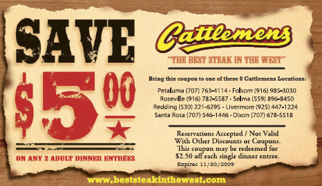Cattlemens Coupon